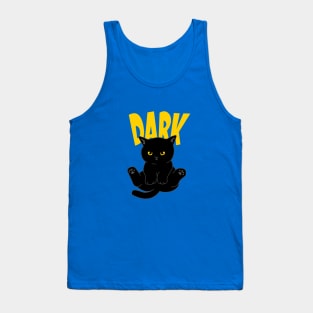 Gloomy black cat Tank Top